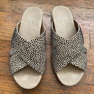 Linea Paolo Lacey Slide Animal Print
